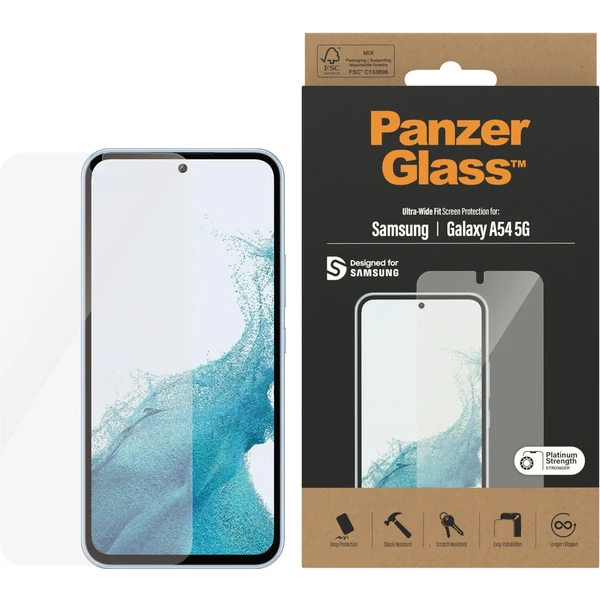 PanzerGlass™ Ultra-Wide Fit Samsung Galaxy A54 5G číre - Ochranné fólie a sklo - Obrázok ATX0000701