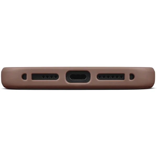 Woolnut MagSafe kožený kryt pre iPhone 15 Plus hnedý - Puzdra - Obrázok AU00000L01