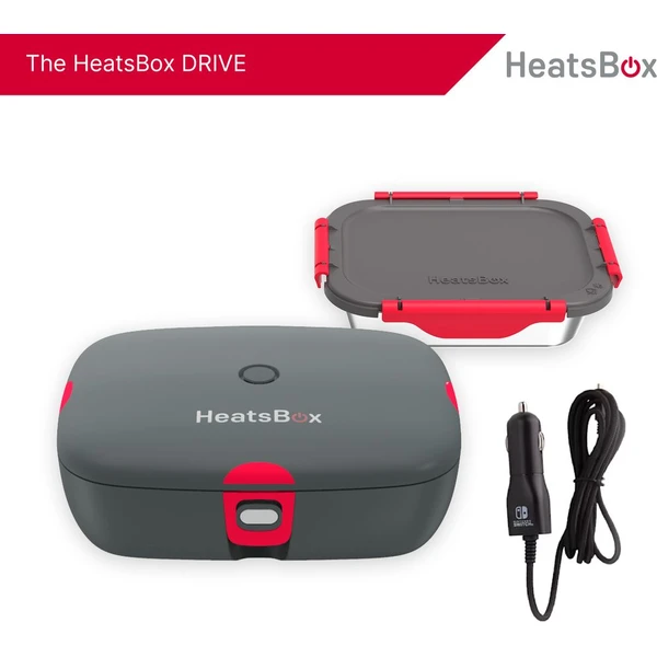 Faitron HeatsBox DRIVE šikovný ohrievací obedový box do auta šedý - Domáce spotrebiče - Obrázok AV2H000K01