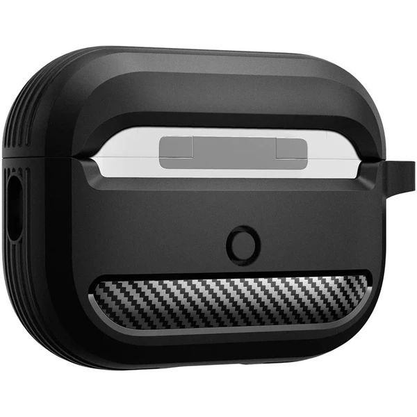 Spigen Rugged Armor puzdro pre AirPods Pro 2 čierne - Puzdra - Obrázok AVK0000N01