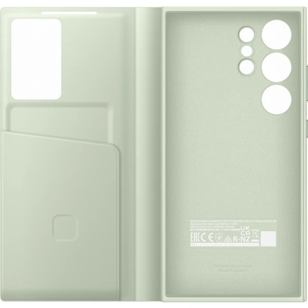 Samsung Smart View Wallet Case Galaxy S24 Ultra Zelený - Puzdra - Obrázok AWR1000N01