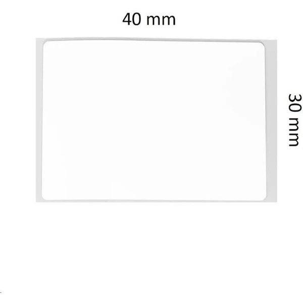 Niimbot štítky R 40x30mm 230ks pre B21, B3S, B1 biele - Pásky pre štítkovače - Obrázok AXR0000N01