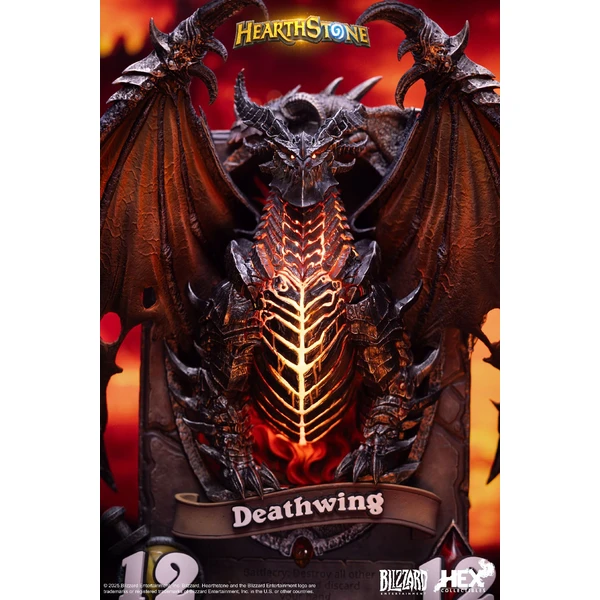 Soška HEX Collectibles Blizzard: Hearthstone - Deathwing 3D Art Frame - Sochy a sošky - Obrázok AXWF000K01