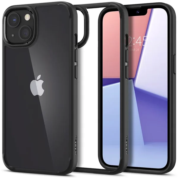 Spigen Ultra Hybrid kryt iPhone 13 čierny - Puzdra - Hlavný obrázok