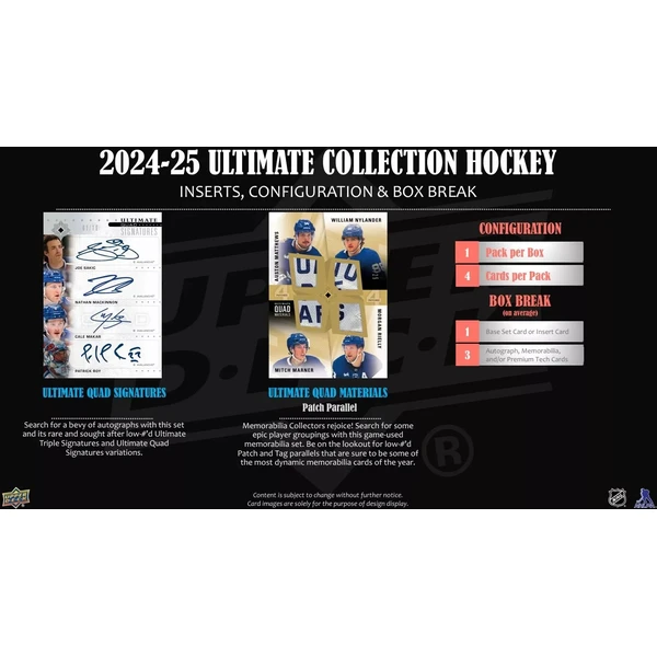 Hokejové karty 2024-25 Upper Deck Ultimate Hockey Hobby Box - Hokejové karty - Obrázok AYAJ000K01