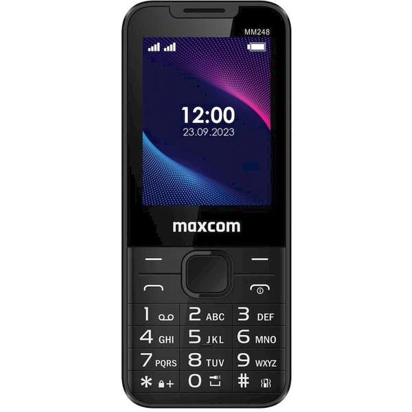MaxCom MM248 čierny - Mobilné telefóny - Obrázok AYHI000K01