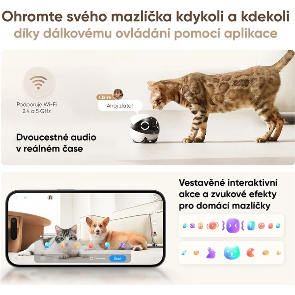 Enabot ROLA Mini biela - IP kamery - Obrázok AZ8L000K01