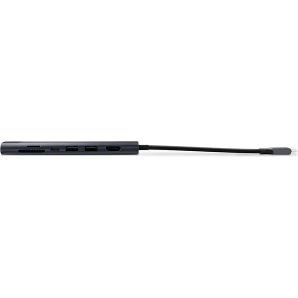 Epico 7v1 hliníkový húb 8K s USB-C tmavo atramentový - USB huby - Obrázok AZMJ000K01