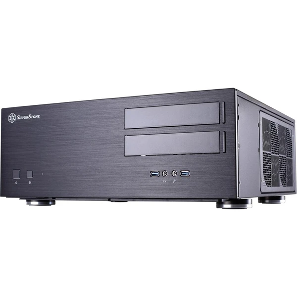 SilverStone GD08B Grandia čierna - Počítačové skrine - Obrázok AZZVF00101