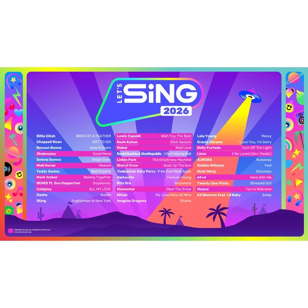 Let's Sing 2026 + 2 mikrofóny (Switch) - Hry na Nintendo Switch - Obrázok B00K000K01