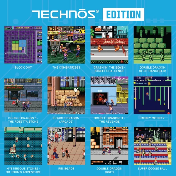 Super Pocket retro herná konzola Technos Edition - Konzoly - Obrázok B029000J01