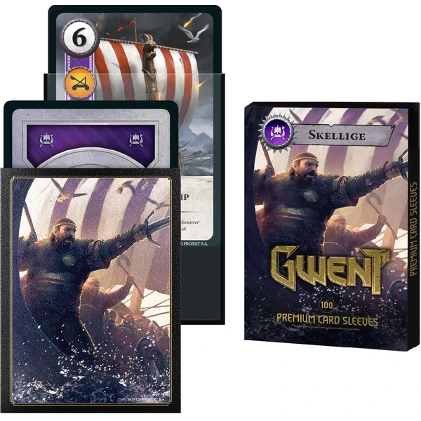 Ochranné obaly Gwint Sleeves Skellige (100 ks obalov) - Obaly na karty - Hlavný obrázok