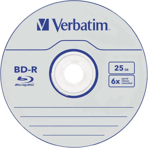 VERBATIM BD-R SL Datalife (50 ks) Blu-Ray/Spindle/6x/25GB - Optické disky - Obrázok B0G2000K01
