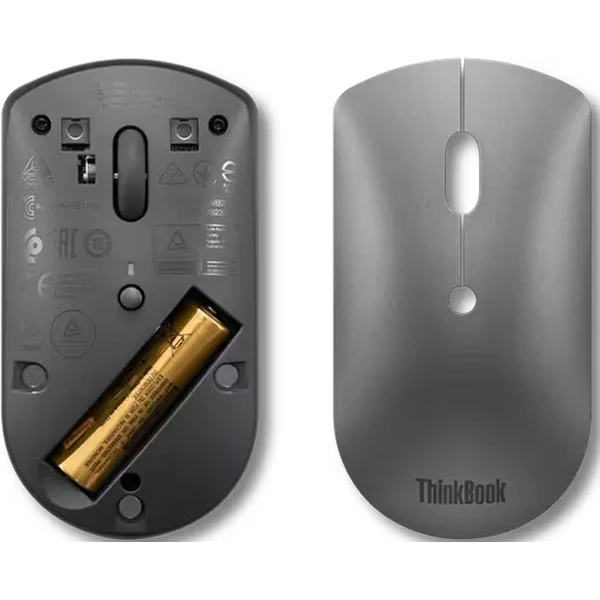 Lenovo ThinkBook Bluetooth bezdrôtová myš šedá - Myši - Obrázok B0VC000J01