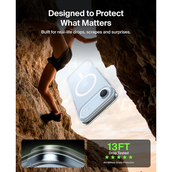 Belkin SheerForce MagSafe kryt iPhone Air číry - Puzdra - Obrázok B1CN000K01