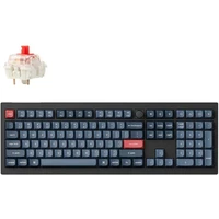 Keychron V6 Max QMK/VIA Gateron Jupiter Red herná klávesnica (US) čierna - Klávesnice