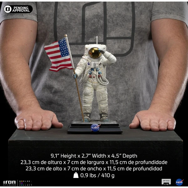 Soška Iron Studios Art Scale 1/10 Nasa - Apollo 11 Astronaut 23,3 cm - Sochy a sošky - Obrázok B1YK000K01