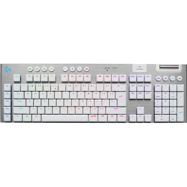 E-shop Logitech G915 X LIGHTSPEED Tactile herná klávesnica US biela
