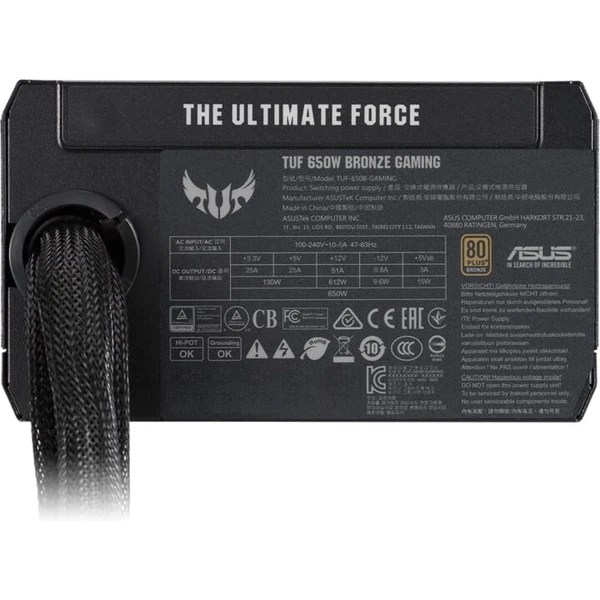 ASUS TUF Gaming 650W Bronze 650W - Zdroje - Obrázok B2UJ300401