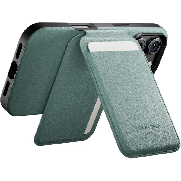 Native Union Active Wallet Stand MagSafe peňaženka zelená - Peňaženky - Obrázok B31A000P01