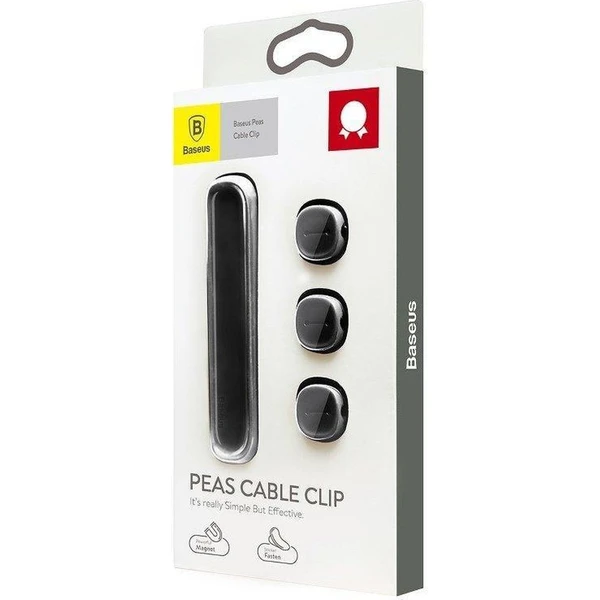 Baseus Peas organizér káblov čierny - Organizéry - Obrázok B32R000K01
