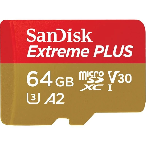 SanDisk Extreme Plus microSDXC 64GB + SD adaptér - Pamäťové karty - Hlavný obrázok