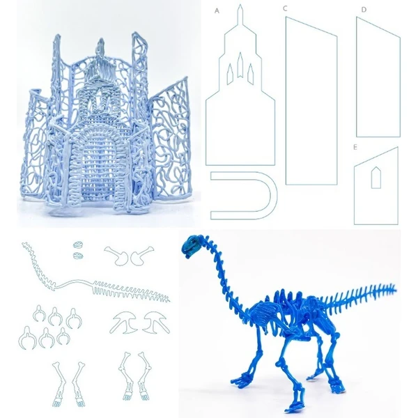 3Doodler 3D pero Štart+ 72 náplní + 12 šablón - 3D Perá - Obrázok B370000K01