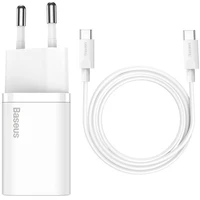 Baseus Super Si rýchlonabíjačka 1C 25W EU 1m biela - Nabíjačky