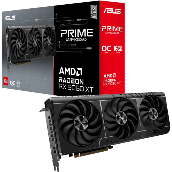 ASUS Prime AMD Radeon RX 9060 XT OC 16G 16GB GDDR6 - Grafické karty - Obrázok B3BH000L01