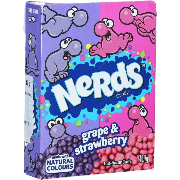 E-shop Cukríky Nerds - Jahoda a Hrozno 47 g