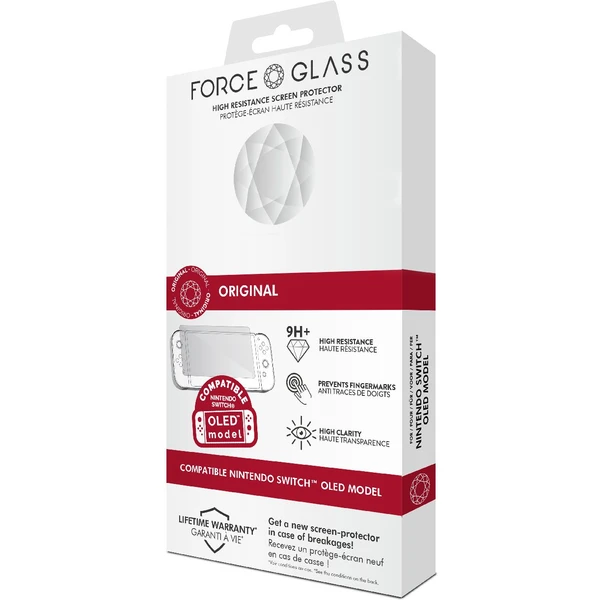 Ochranné sklo BigBen Screen Protector Force Glass (Switch OLED) - Ochranné fólie a sklo - Hlavný obrázok