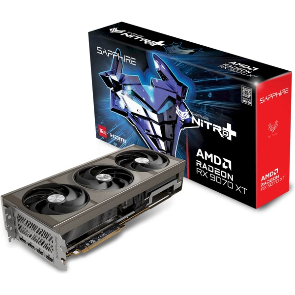 Sapphire NITRO+ AMD Radeon RX 9070 XT GAMING OC 16GB - Grafické karty - Obrázok B3LE000L01