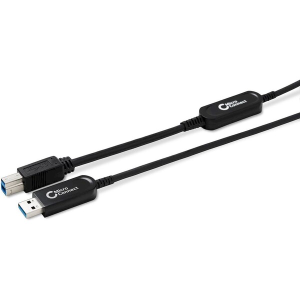 MicroConnect Premium Optic Fiber USB 3.2 Gen 2 A-B kábel 10m