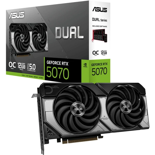 ASUS Dual NVIDIA GeForce RTX 5070 12GB GDDR7 OC - Grafické karty - Obrázok B3RI000K01