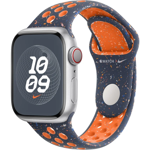 Apple Watch 41/40/38mm Blue Flame športový remienok Nike M/L - Remienky - Hlavný obrázok