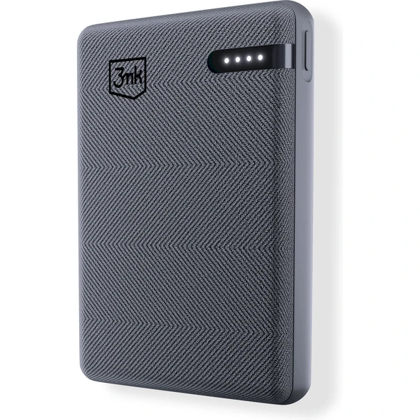 3mk Pocket Powerbank 5000mAh 12W sivá - Powerbanky - Obrázok B44G000K01