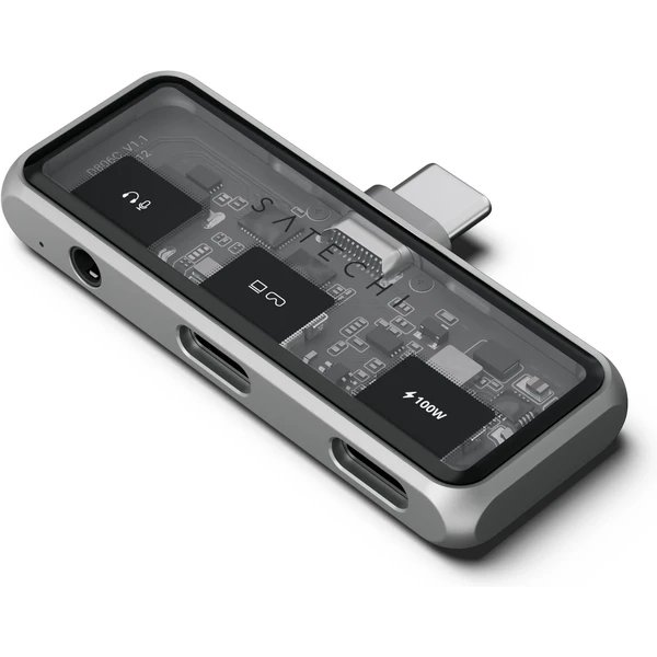Satechi Mobile XR Hub s duálnym USB-C a audio portom vesmírne šedý - USB huby - Obrázok B4BF000O01
