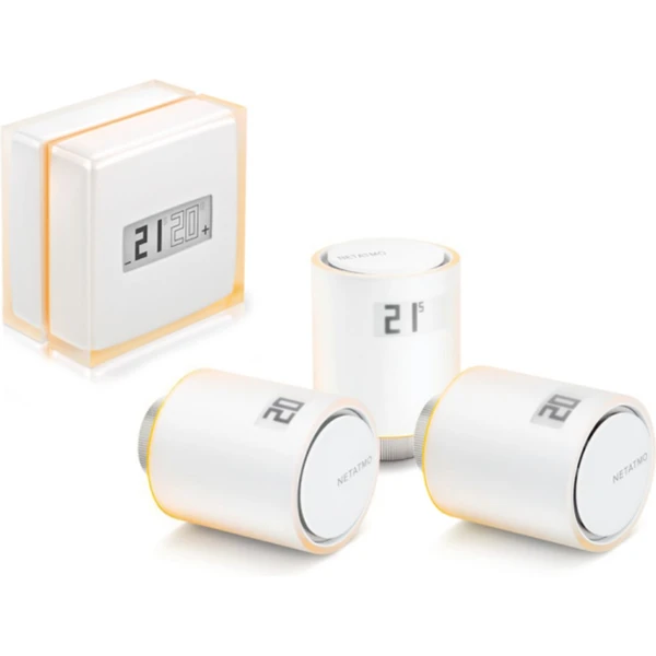 Netatmo Smart Thermostat + 3x Radiator Valves sada - Termohlavica - Hlavný obrázok