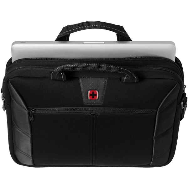 WENGER SHERPA 16" dvojitá tenká taška na notebook čierna - Batohy - Obrázok B4I1000P01