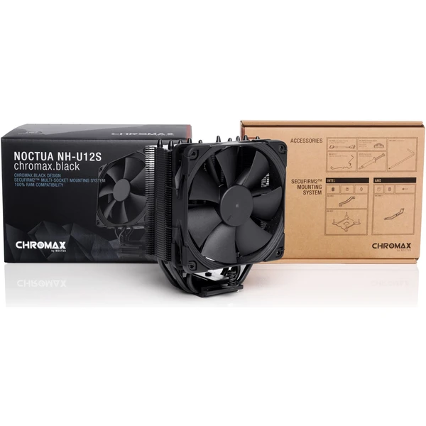 NOCTUA NH-U12S chromax.black - chladič procesora - Chladiče - Obrázok B4O4000L01