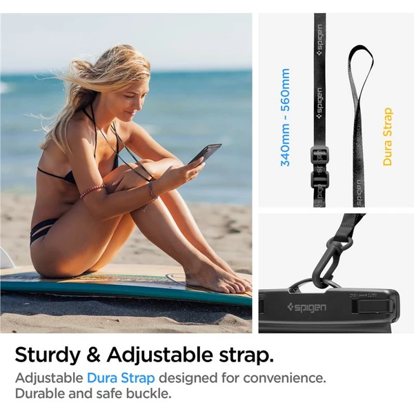 Spigen Aqua Shield vodeodolné púzdro A601 2 Pack čierne - Puzdra - Obrázok B5A4000601