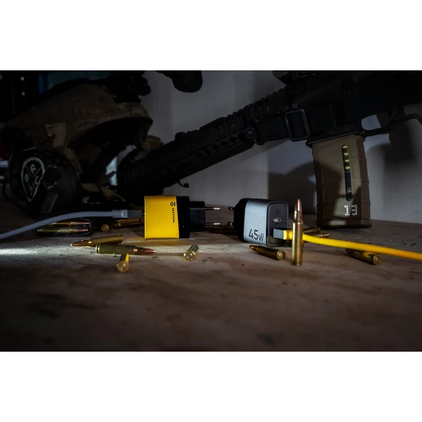 Tactical Microgrid GaN 45W nabíjačka šedá - Nabíjačky - Obrázok B5A8000701