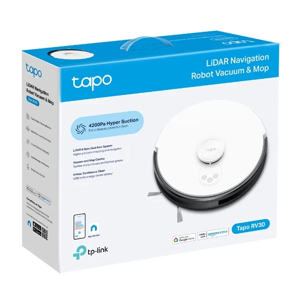 Tapo RV30 robotický vysávač - Robotické vysávače - Obrázok B5DN100501