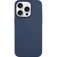 Epico Mag+ Leather kryt pre iPhone 16 Pro modrá - Puzdra