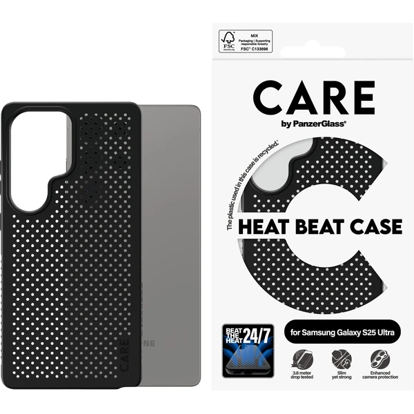 PanzerGlass® CARE kryt Samsung Galaxy S25 Ultra Heat Beat - Puzdra - Obrázok B5FC000J01