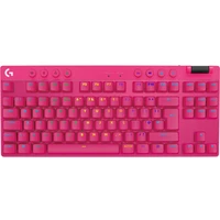 Logitech Pro X TKL LIGHTSPEED herná klávesnica Tacktile (US) ružová - Klávesnice