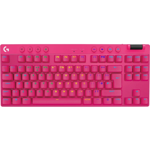 Logitech Pro X TKL LIGHTSPEED herná klávesnica Tacktile (US) ružová - Klávesnice - Hlavný obrázok