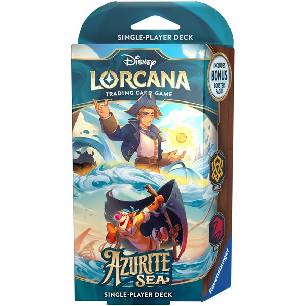 Disney Lorcana: Azurite Sea - Starter Deck Amber & Ruby