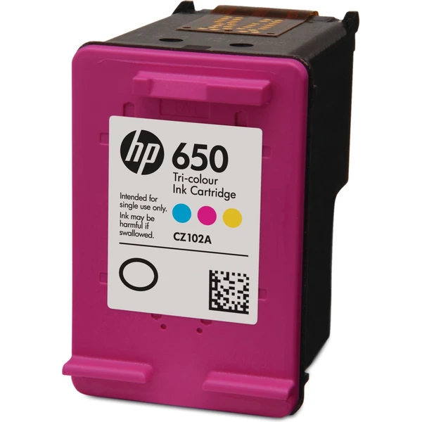 HP CZ102AE č. 650 Viacfarebná originálna - Cartridge - Obrázok B5PG100501