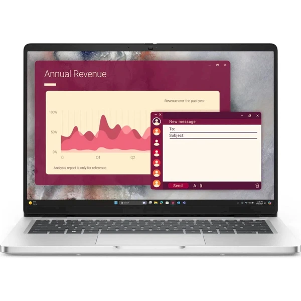 DELL Pro 14 (YHJCR) strieborný + 3. rok záruky ProSupport On-Site - Notebooky - Hlavný obrázok